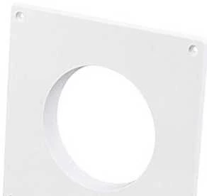 Ventiliatorius Duka Ventilation Dengiamoji plokštė, tipas 69.4, balta, ø100mm