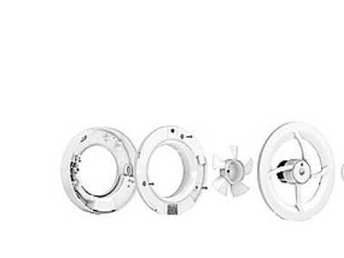 Duka Ventilation Ventiliatorius S7, 7 funkcijos, baltas