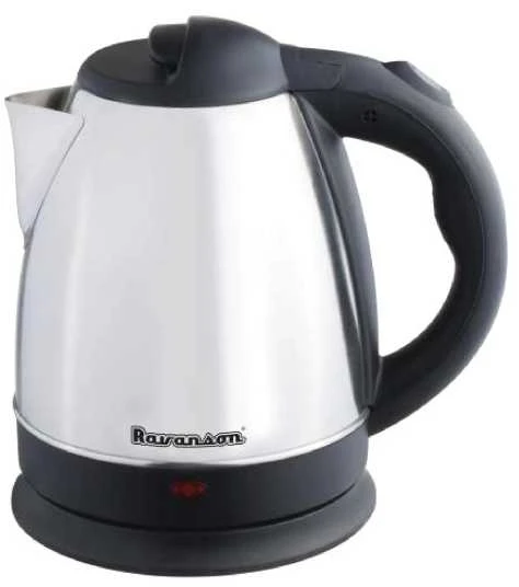 Ravanson CB-7015 plieninis virdulys su juodais elementais