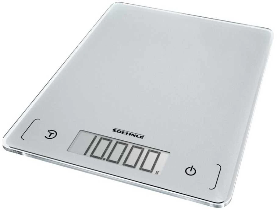 Leifheit Virtuvinės svarstyklės - Soehnle Page Comfort 300 Slim 10kg LCD Ekranas Pilkas