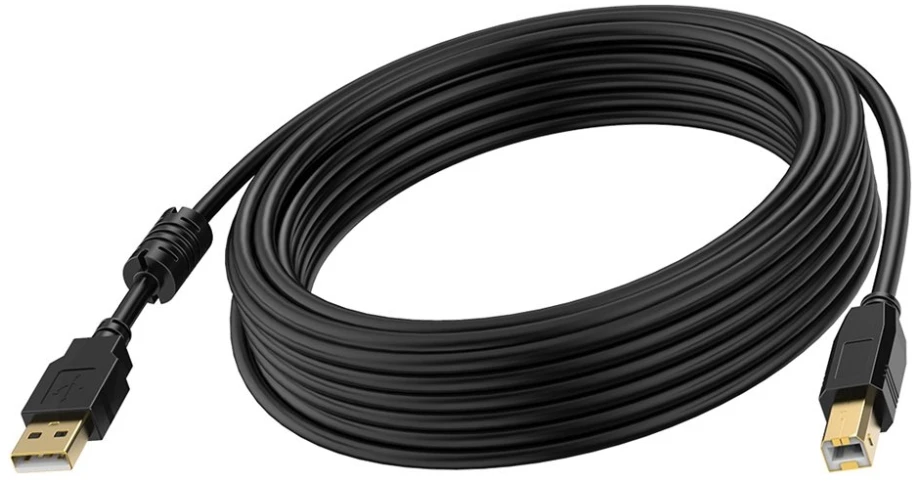 VISION 3 m juodas USB 2.0 kabelis