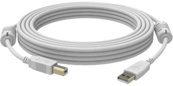 Kabelis USB Vision USB-A - USB-B 5 m Baltas (TC2 5MUSB)