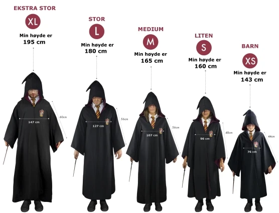 Vision Cinereplicas Harry Potter Brave (Grifindoras) burtininko chalatas, S dydis