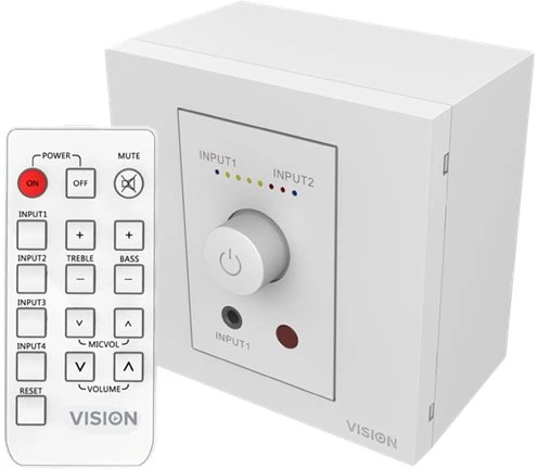 Vision TC3-AMP, 2.0 kanalai, 25 W, D, 1 %, 98 dB, 25 W