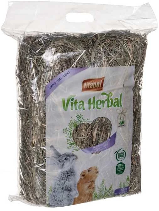 Vitapol natūralus šienas graužikams ir triušiams 1,2kg
