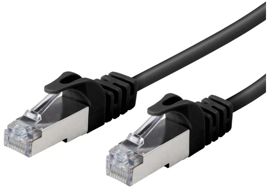 Vivanco VNITLAN8F50STPK, 5 m, Cat8, S/FTP (S-STP), RJ-45, RJ-45, Juodas