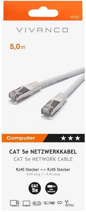 „Vivanco“ tinklo kabelis CAT 5e 5m