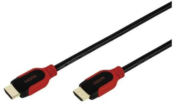 Vivanco HDMI laidas su raudonomis jungtimis