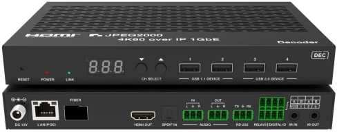 „AV VivoLink AV over IP 4K60Hz JPEG2000 signalo perdavimo sistema“