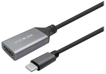 USB kabelis VivoLink HDMI female to USB-C Cable