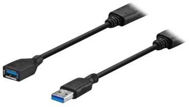 Kabelis USB VivoLink USB-A - USB-A 3 m Juodas (PROUSB3AAF3C)