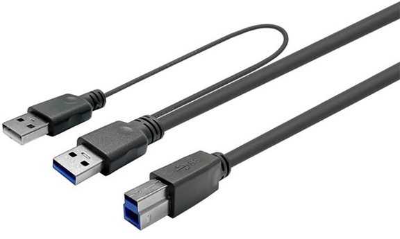 Kabelis USB VivoLink 2x USB-A - USB-B 7 m Juodas (USB 3.0 ACTIVE CABLE A MALE -)