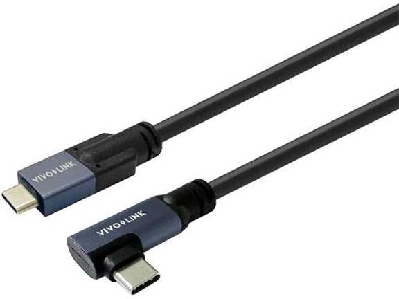 Kabelis USB VivoLink USB-C - USB-C 1.5 m Juodas (PROUSBCMM1.5A)