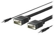 15m VGA ir 3.5mm garso laidas