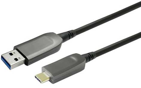 Kabelis USB VivoLink USB-C - USB-A 10 m Juodas (PROUSBCAMMOP30)