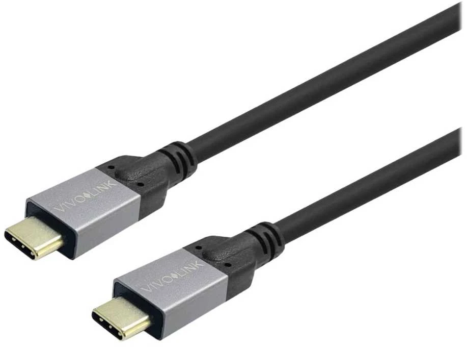 Kabelis USB VivoLink USB-C - USB-C 1 m Juodas (PROUSBCMM1)
