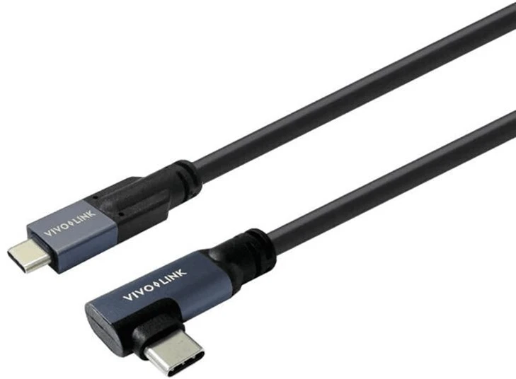 Vivolink PROUSBCMM8A, 8 m, USB C, USB C, USB 3.2 Gen 2x2, Juoda