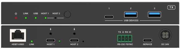 Przełącznik VivoLink USB3.2 Gen 1 Extender (100m)
