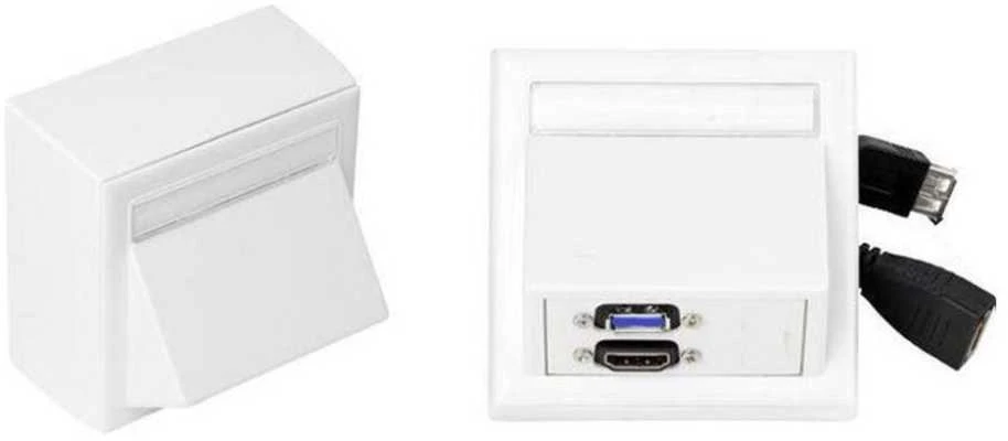 VivoLink HDMI ir USB sieninis lizdas su laidais