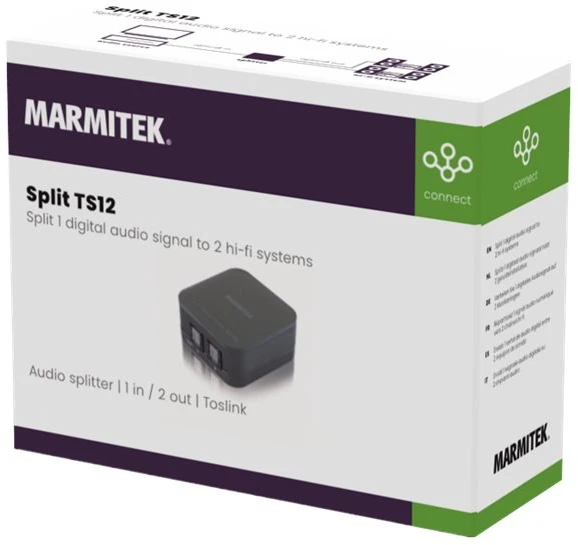 Marmitek Split TS12 garso skirstytuvas 1 įvestis/2 išvestis