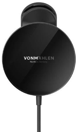 Vonmählen Aura automobilis, automatinis, USB, belaidis įkrovimas, 1 m, juodas