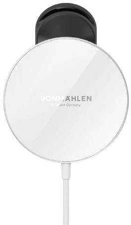 Vonmählen Aura Automobilinis, Automobilinis, USB, Belaidis įkrovimas, 1 m, Balta
