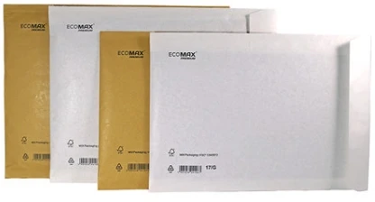 Øvrige Burbulinis maišelis Ecomax 320x455mm rudas Nr. 19/Vidinis 295x445mm 50vnt/pak.