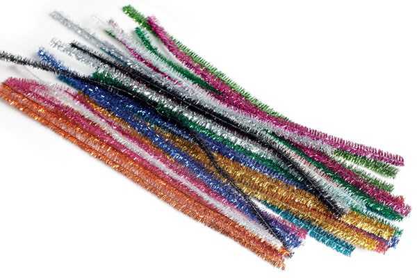 Øvrige Carioca Chenille blizgučių 30cm 8mm 24 stk mišinys