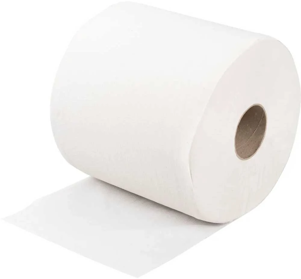 Dirbtuvių popierius ritinėlis, ABENA Care-Ness Basic, 1 sluoksnio, 450 m x 23,6 cm, Ø25 cm, baltas, perdirbtas popierius - (2 ritinėliai dėžutėje)