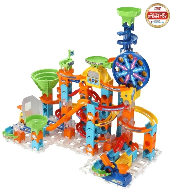 VTech Marble Rush Ultimate elektroninis rutuliukų takelis su 135 detalėmis, 4–12 m., 80-542349