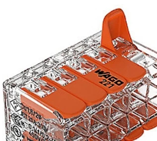 WAGO 221-420 Universali jungtis laidams, 10x4mm2, 1vnt.