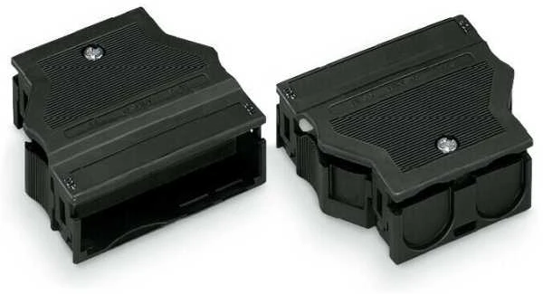 Wago Cable įtempimo mažinimo korpusas, 5 takelių juoda (770-505)