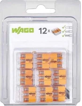 Wago 221-413 jungčių rinkinys 12 vnt. pakuotėje