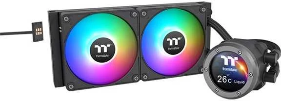 Thermaltake TH280 V2 skysčio aušintuvas su LCD ekranu
