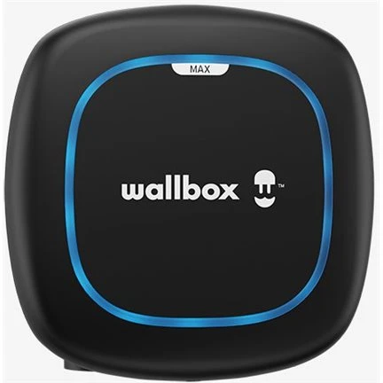 Elektromobilių įkrovimo stotelė „Wallbox“ | „Pulsar Max“ | 22 kW | „Wi-Fi“, „Bluetooth“ | 7 m | Juodas