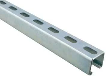 Walraven Montavimo bėgelio atrama - galvanizuota RapidStrut 41x82x2,5 mm, 3 m su dantytais dantukais