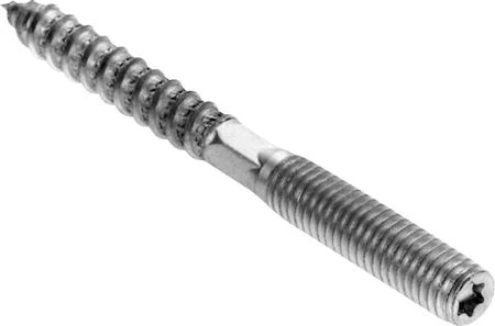 Walraven varžtas su peties formos įdėklu M8x80mm - galvanizuotas su torx 25. Tvirtinimas prie sienos arba lubų