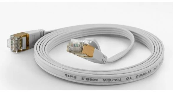 Wantec patch kabelis FTP CAT6 q=1,6x6,5mm 0,10m baltas