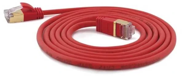 Wantec Wantec 5.00mCat.7 Raw Cable Komutacinis kabelis S / STP RJ45 Male to Raudona - Network - Raw Cable Network Cable (7163)