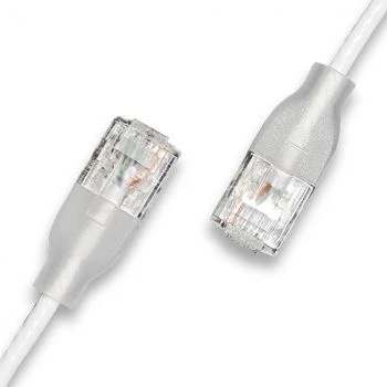 Wantec plonas tinklo kabelis Cat.6A, U/UTP, balta, 10 m (7410)