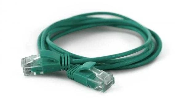 Wantec Patchkabel UTP CAT6a d=2,8mm 0,50m grün