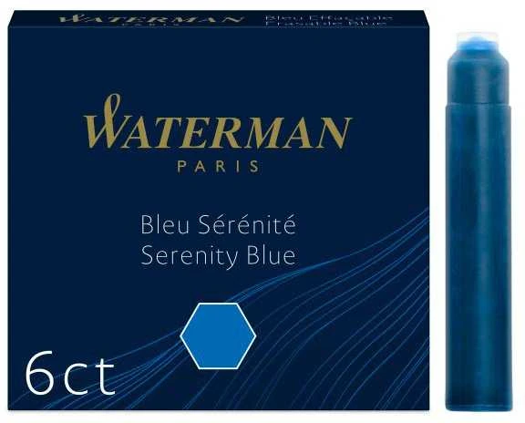 Rašalo kapsulės Waterman International Mėlyna - S0110950