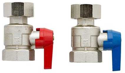 Watts Kugleventilsæt 1&amp;#8221 x 3/4&amp;#8221 Ni t/manifold