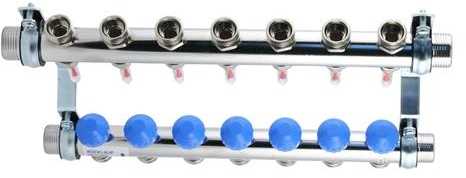 Watts Manifold 7 kredse m/flowmeter