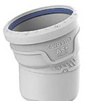 Wavin ELBOW PP-HT AS+ 160/15 SANIT.GRAY