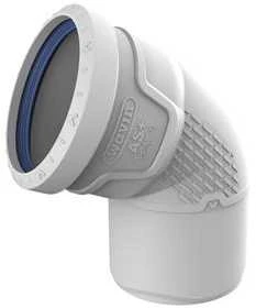 Nordisk Wavin Wavin ELBOW PP-HT AS+ 75/67 SANIT.GRAY