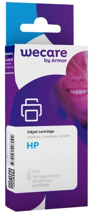WECARE ARMOR cartridge pro HP Officejet Pro 6960, 6961, 6962, 6963, 6964 (T6M03AE), modrá/cyan, 12ml, 850str