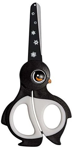 Wedo Wedo 73 6003 mokyklinės ir kanceliarinės žirklės Universalus Tiesus kirpimas Juodas, Baltas
