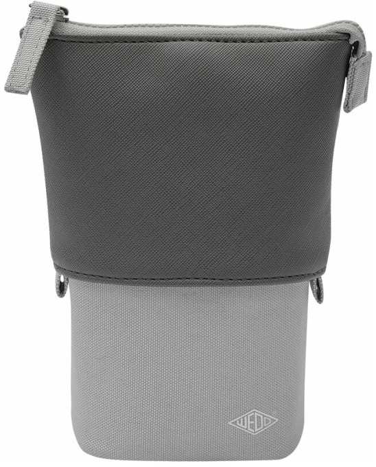 Penalas Braun WEDO Schulmäppchen My Butler 2 in 1 Juodas/ Grau
