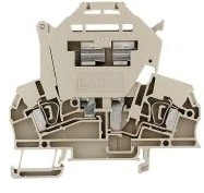 Weidmüller 1616400000, smėlio spalvos, 2,5 mm², 79,5 mm, 19,54 g, 50 vnt.